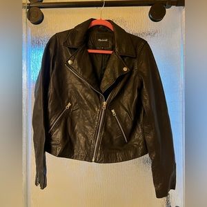 Madewell Washed Leather Motorcycle Jacket